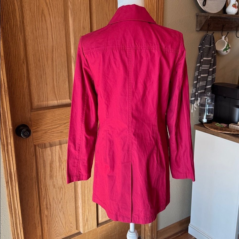 GAP Raspberry Toggle Duffle Coat Jacket - Picture 10 of 10